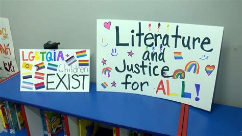LGBTQ+ community holds ‘read-in’ at Blasco Library over pride display ...