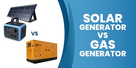 Image result for Solar Generator vs Fuel Generator