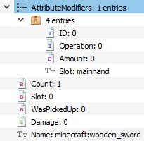 Image result for Minecraft Attribute Modifiers