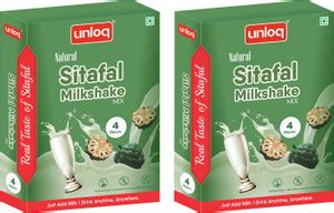 unloq Sitafal (Custard Apple) Milkshake Instant Mix Combo Pack | Just ...