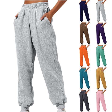 Aloohaidyvio Plus Size Womens Pants with Pockets,Womens Cinch Bottom ...