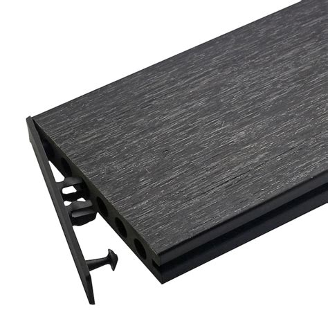 NewTechWood 6-in x 6-in Hawaiian Charcoal Composite Deck end cap in the ...