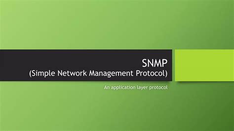 Working Principles of Simple Network Management Protocol SNMP 的图像结果