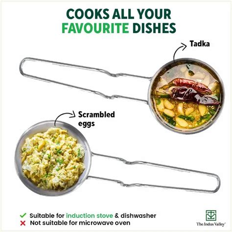 Buy Best Triply Stainless Steel Tadka Pan Online in India at best price ...