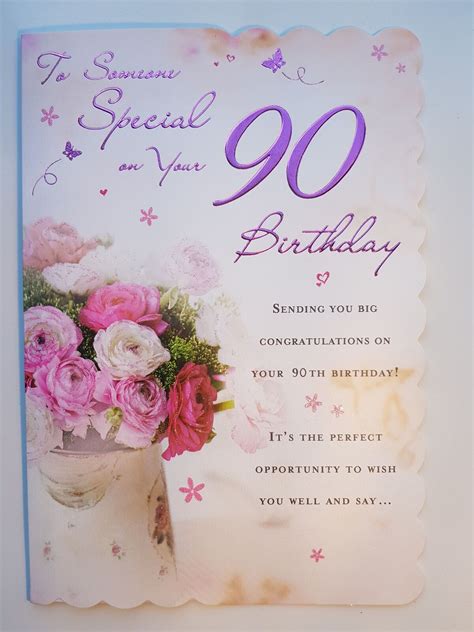 Special Nanna Christmas Card sentiments | eBay | 90th birthday cards ...