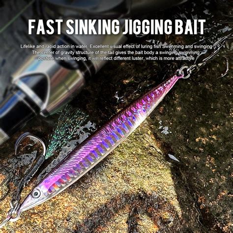 PROBEROS 5 pièces PROBEROS Leurre de pêche métallique coulant de haute ...