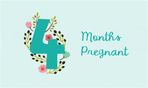 Fourth month of pregnancy - symptoms, development and physical changes ...