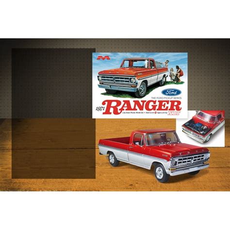 Buy Moebius model 1:25 Scale 1971 Ford Ranger Pickup Truck Model Kit ...