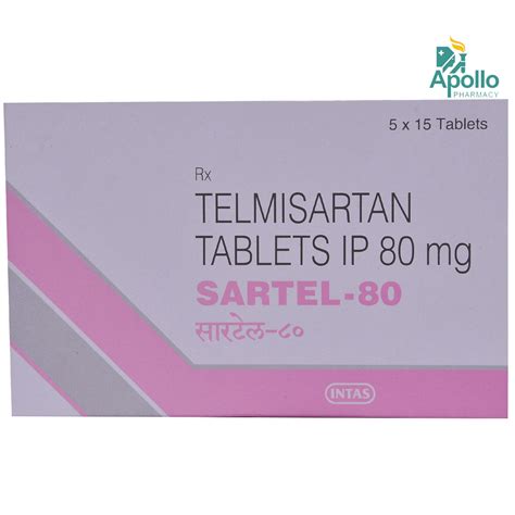 SARTEL 80MG TABLET Price, Uses, Side Effects, Composition - Apollo Pharmacy