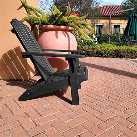 PolyTEAK Folding Adirondack Chair, Premium Weather | Ubuy India