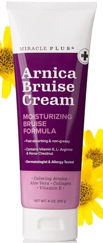 Buy Miracle Plus Arnica Cream Bruise Relief Lotion For Bruising And ...