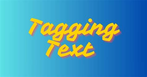 Image result for Tagging Small Characters