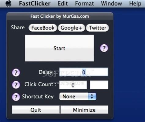 Setting Fast Clicker 的图像结果