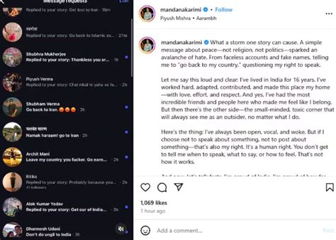 ‘Faceless Accounts Question My Right To Speak’: Mandana Karimi Slams ...