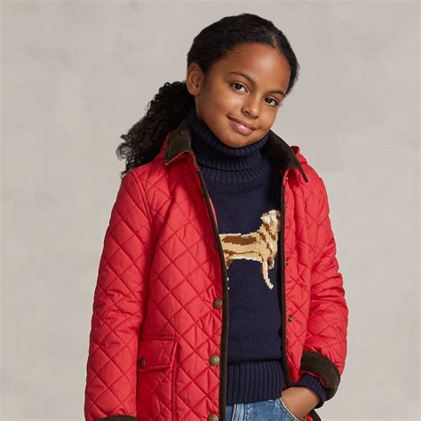Polo Ralph Lauren Kids' Quilted Water-repellent Barn Jacket In Rl 2000 ...