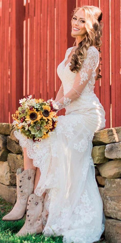 rustic elegant wedding dress