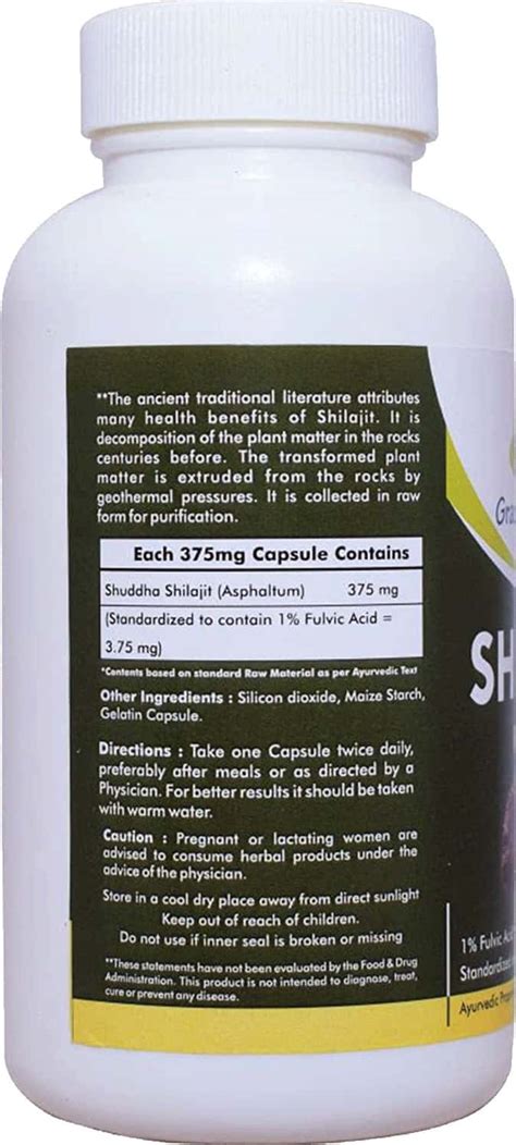 Buy GRAZING MEADOWS SHILAJIT CAPSULE 120 CAPSULES (PACK OF 4) Online ...