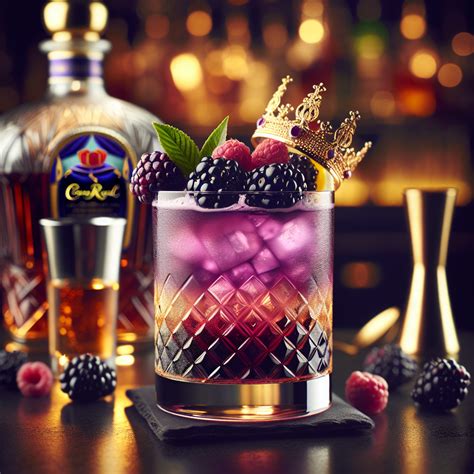 Blackberry Crown Jewel, Luxurious and refreshing Crown Royal cocktail ...