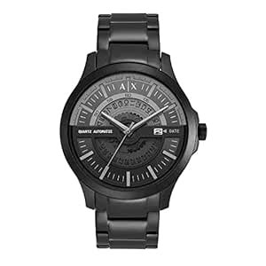 Armani Exchange Mens 46 Multicolour Dial Stainless Steel Analog Watch ...