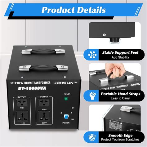 YIYIBYUS 8000W Step Up/Down Voltage Converter 110V to 220V - India | Ubuy