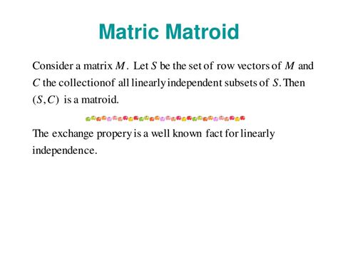 Image result for Matroid Introduction