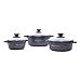 Buy Wonderchef Granite Die Cast Non-Stick 6-Piece Casserole Set with ...
