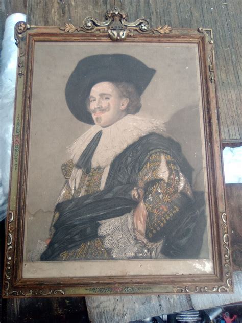 Antique portrait The Laughing Cavalier Frans Hals Caballero Sonriente ...