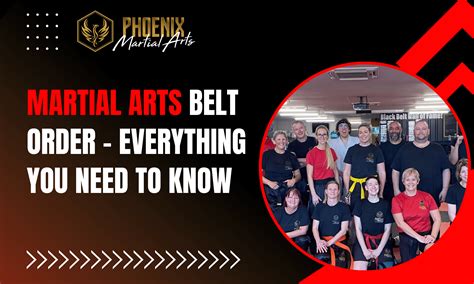 Martial Arts Belts Order – Everything You Need To Know | Phoenix ...