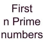 First N Prime Numbers JavaScript 的图像结果