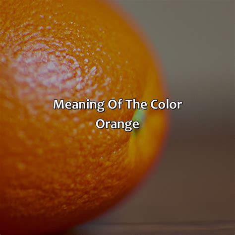 What Do Orange Represent at Ethan Fuhrman blog