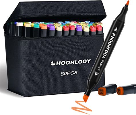Amazon.com: anono 48 Colors Alcohol Marker Dual Tip Marker Permanent ...