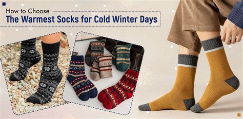How to Choose the Warmest Socks for Cold Winter Days – Sockscarving