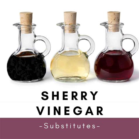 Dry Sherry Substitute White Wine Vinegar at David Masterson blog