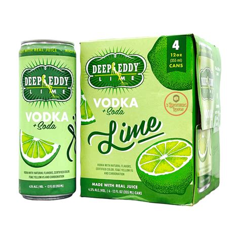Deep Eddy Lime Vodka & Soda 4Pk Canned Cocktails – 3brothersliquor