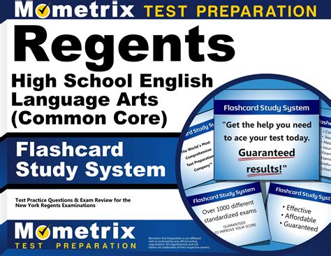Regents High School English Language Arts (Common Core) Exam Flashcard ...