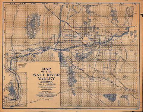 Map of the Salt River Valley, Arizona | Arizona Memory Project