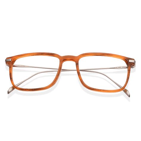 Matte Brown Silver Full Rim Square John Jacobs SG Essentials JJ ...