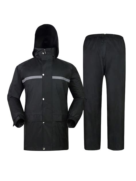 Rain Suits for Men Waterproof Lightweight Rain Gear Rain Coats with Eye ...