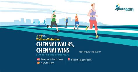 Wellness Walkathon - Chennai Walks, Chennai Wins, Beach Road ...