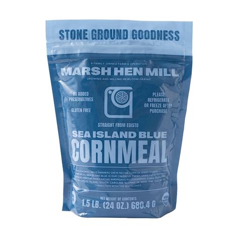 Amazon.com: Marsh Hen Mill Sea Island Blue Cornmeal | Organic Corn with ...