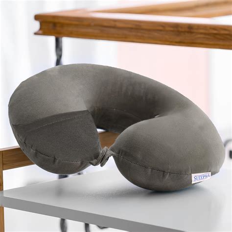 Sleepsia Neck Pillow for Travel, Travel Pillow for Airplane| Support to ...