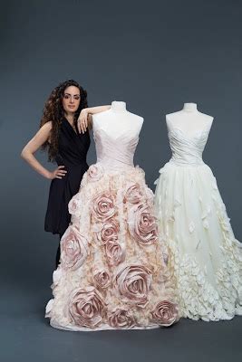 Rose Wedding Dress by Sareh Nouri