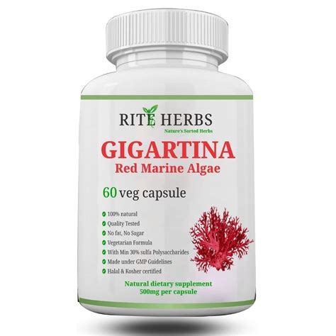 Buy RITE HERBS Gigartina Red Marine Algae Plant-Based Antiviral ...