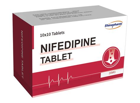 Nifedipine Tablet 20mg - Nifedipine Tablet and Nifedipine