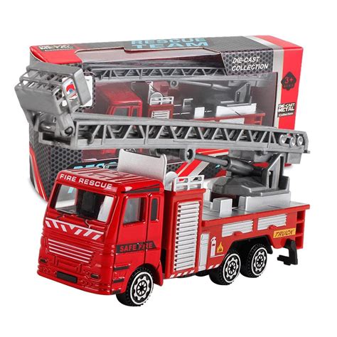 Buy Kids Fire Engine Truck Toys-Emergency Truck Toys Realistic Engine ...