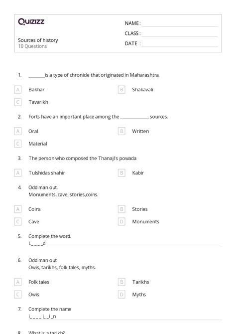 50+ Citing Sources worksheets for Class 7 on Quizizz | Free & Printable
