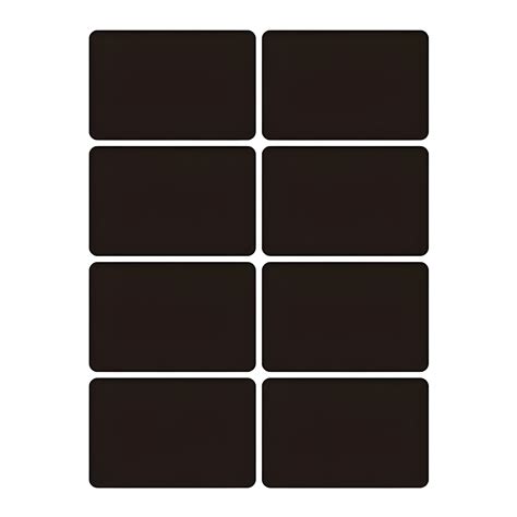 Pegatinas para escribir efecto pizarra de 5,8 x 3,8 cm - 24 unidades ...