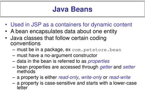 Image result for Use of Java Beans