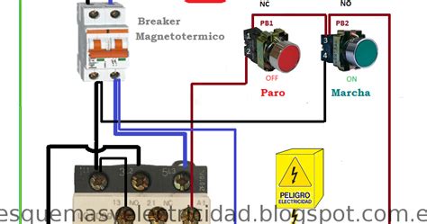 Image result for Conectar Contactor Con Botones