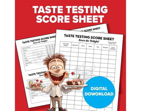 Image result for Taste Test Game Template